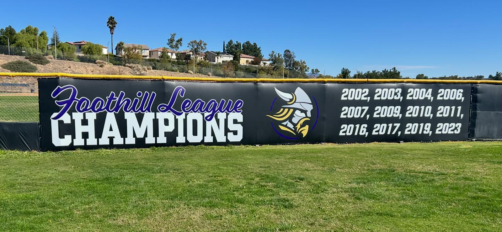 The Valencia home field with the new rain tarp in place